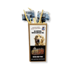 QT Dog® Water Buffalo Tailz Display (12 pc.) 