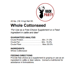 Rack Party™ Whole Cotton Seed 