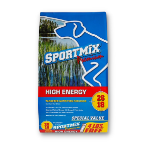 Sportmix® High Energy 26/18 SPORTMiX® High Energy Adult Mini Chunk 26/18, Midwestern Pet Food, premium dog food, adult dog food, extra protein, extra fat,  high energy dog food, active dogs, Omega-6/Omega-3 fatty 