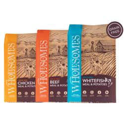 Sportmix® Wholesomes™ Grain-Free SPORTMiX Wholesomes, SPORTMiX Wholesomes Dog Food, Omega 3, Omega 6, Beef and Rice, Skin and Coat Dog Food, Canine Food, Natural Food, Balanced Diet Food, Sportmix, Wholesomes dogfood, Earthborn, Holistic Pet Food, Corn Free, Wheat Free, Soy Free, No Soy, No Corn, No Wheat, Dog Kibble, Protein Dog Food, High Quality Protein, Antioxidant, Vitamin A, Vitamin C, Gluten Free, Chicken, Chickpea, Whitefish, Grain Free