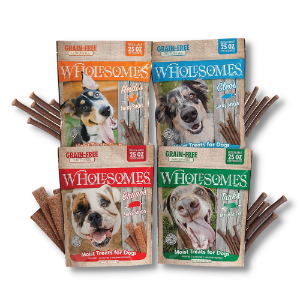 Sportmix® Wholesomes™ Jerky Strips - 25 oz. SPORTMiX® Wholesomes™ Jerky Strips, SPORTMiX Wholesomes, SPORTMiX Wholesomes Dog Treats, Jerky Sticks, Bruno, Cleo, Heidi, Tank, Moist Treats, Gluten Free, Grain Free, Sportmix Treats, Dog Treats, Canine Treats