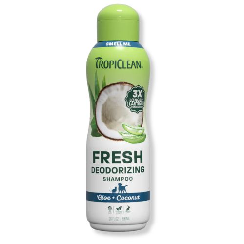 TropiClean® Aloe & Coconut Deodorizing Shampoo for Pets 
