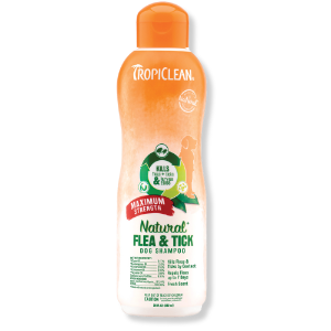 TropiClean® Flea & Tick Maximum Strength Shampoo for Dogs 