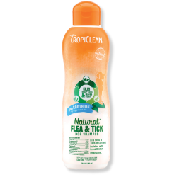 TropiClean® Flea & Tick Soothing Shampoo for Dogs 