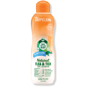 TropiClean® Flea & Tick Soothing Shampoo for Dogs 