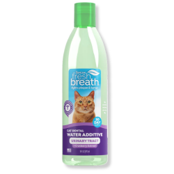 TropiClean® Fresh Breath Dental Water Additive + Urinary Tract Sup. Cat 