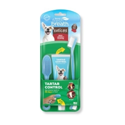 TropiClean® Fresh Breath Enticers Smoked Beef Brisket Oral Care Kit 