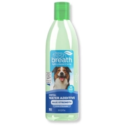 TropiClean® Fresh Breath Max Strength Dental Water Additive for Dogs 