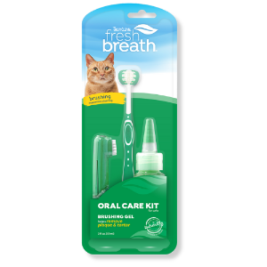 TropiClean® Fresh Breath Oral Care Kit For Cats 