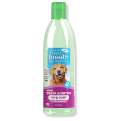 TropiClean® Fresh Breath Oral Care Water Additive Plus Hip & Joint for Pets 