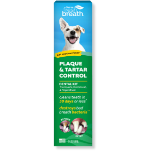 TropiClean® Fresh Breath Peanut Butter Oral Care Kit for Dogs & Cats 