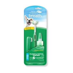 TropiClean® Fresh Breath Plaque & Tartar Control Kit for Dogs 