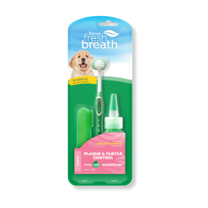 TropiClean® Fresh Breath Plaque & Tartar Control Kit for Puppies 