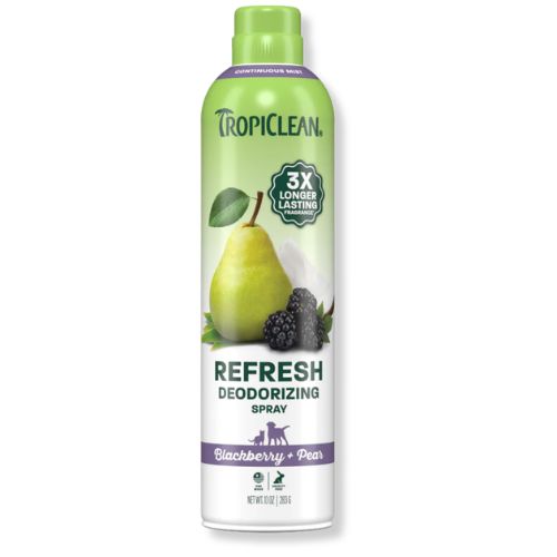 TropiClean® Grooming Blackberry + Pear Deodorizing Pet Spray 