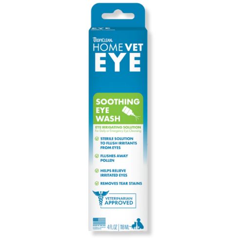 TropiClean® HomeVet Soothing Eye Wash for Dogs & Cats 