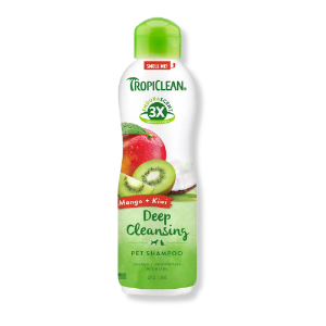TropiClean® Mango & Kiwi 4-in-1 Shed Control Pet Shampoo 