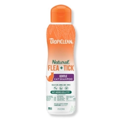 TropiClean® Natural Flea & Tick Gentle Cat Shampoo 