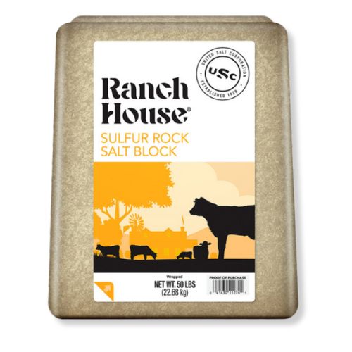 USC® Ranch House Sulfur Salt Block / Brick 