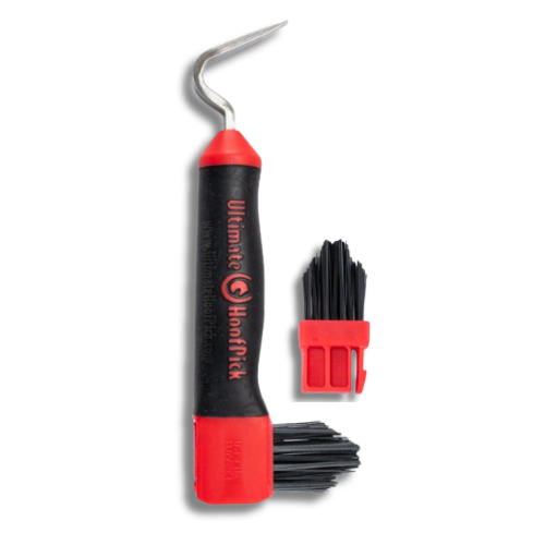Ultimate HoofPick Plus com escova substituível, extremamente resistente Ultimate HoofPick Plus com escova substituível, extremamente resistente