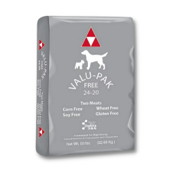 Specialty Feeds® Valu-Pak Silver 24-20 Valu-Pak, FREE, 24-20, Specialty, Feeds, Pet, Supplies, Dog, food, premium, Two, Meats, CORN, SOY, WHEAT, gLUTEN FREE,Omega, Fatty, Acids