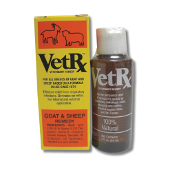 VetRx™ Goat & Sheep VetRx™, Goat, Sheep, Goodwinol, Products, Remedy, Livestock, Supplies, Health, Care, Medication, medications, meds, med, medicine, medecines, respiratory, problems, illness, ear, mites