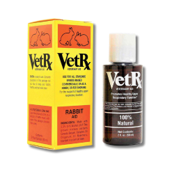 VetRx™ Rabbit VetRx™, Rabbit, Goodwinol, Products, Remedy, Pet, Small, Animal, Health, Care, Medication, medications, medicine, medicines, meds, respiratory, infections, colds, wheezing, snuffles, pneumonia, ear, mites, canker, all, standard, breeds, commercial, pet, rabbits