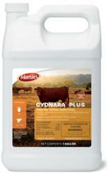 CSI® Martin's Cyonara™ Plus Gallon Martins® Cyonara™ Plus, Lambda-Cyhalothrin, Piperonyl Butoxide, residual topical Insecticide, livestock fly control,  beef cattle fly control, fly control on cows, pour-on for cattle, oil based pour on for cattle