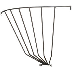 Behlen® Corner Hay Rack Behlen®, Corner, Hay, Rack, Livestock, Equine, Horse, feeder, grain, safe, durable, effective, feeding, grain, same, Made, 3/8?, diameter, rod, finished, premium, powder, coat, paint, mounting, brackets, hang, portable, stall, attach