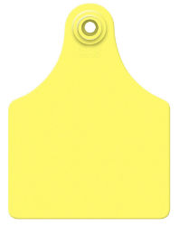 Allflex® Global Maxi Ear Tag Allflex®, Global, Maxi, Female, Ear, Tag, GXF, GSM, cow, beef, Identification, tags, cows, yellow, dairy, cattle, easy, application, highest, retention, durable, Self-piercing, male, ear, tag