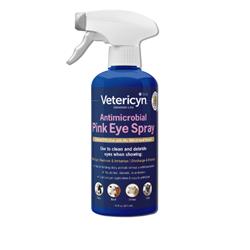 Vetericyn Plus® Pink Eye Spray Vetericyn®, Plus, Pink, Eye, Spray, Innovacyn, LiveStock, Horse, irritations, animal, treatment specially, formulated, irritated, eyes, advanced, hyopchlorous, technology, appropriate, pH, level, burn, sting, Apply, relief, irritation, burning, stinging, itching, pollutants, foreign, materials, use, wash, away, mucus, secretions, discharge, trigger, spray, applicator, facilitates, application, directly, safe, species, ages, life, stages, home, farm, ranch, caring, simple, easy, Helpful, symptoms, pinkness, abrasions, irritation