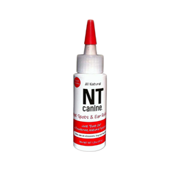 Durvet® NT Canine Skin & Ear Relief NT, Canine, Four Oaks, Farm Ventures, Durvet, NO THRUSH, dry, natural, dust, powder, mineral, salt, herbs, Hot Spots, canine, skin, ailments, ear, irritation, eczema, USA, aid, treat, heal, soothe, itching, bacteria, fungus, control, hair, loss, cat, dog, first, aid, wound, care