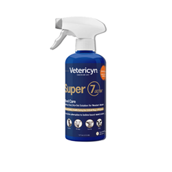 Vetericyn® Super 7+ Navel Dip Vetericyn® Plus Super 7+ Navel Dip, umbilical cord dry-out, newborn animals, dyed umbilical cord dry out solution, Easy to use umbilical cord medicine, new born livestock umbilical cord dry out solution