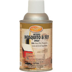 Country Vet® Metered Mosquito & Fly Spray Country, Vet, Metered, Mosquito, Fly, Spray, Home, Garden, Barn, Ranch, Supplies, killer, farm, automatic, Enhanced, lemon, scent, Geraniol, Delivers, maximum, killing, effectiveness, 1.76%, pyrethrin, Protects, West, Nile, virus, dispensers, 30, day, refill