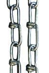 Laclede® Double Loop (Swing) Special Well Chain Double Loop (Swing) Special Well Chain, Laclede, long link chain, Animal tie outs, Ag implements, Doors/gates, Suspension of lights, Playground equipment, garden chain, all purpose chain, Made in the USA, Electro-Galvanized chain, Made in the USA, '020418066962, 4144-500-04