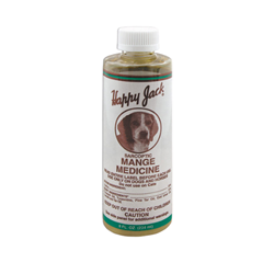 Happy Jack® Mange Medicine Happy Jack, happy, jack, Mange, Medicine, Pure, vegetable, cod, liver, oil, lanolin, treatment, soothing, relief, skin, irritation, fungi, falling, hair, itching, eczema, hot, spot, moist, feet, ears, ear, mites, pus, pimples, severe, mange, effective, against, broad, spectrum, conditions, Dog, horse, equine, canine, pet, vet, supply, supplies, safe, quick, treat, heal, aid