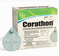Corathon® Insecticide Cattle Ear Tag Corathon®, Insecticide, Cattle, Ear, Tag, FyberTek®, bayer, cattle, non-lactating, dairy,  organophosphate, insecticide, Co-Ral, Plus®, horn, flies, face, Gulf, Coast, ticks, spinose, ear, ticks, pink, eye, Moraxella, bovis