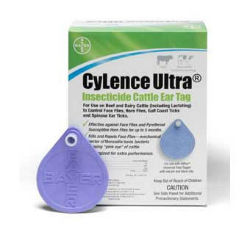 Elanco® CyLence Ultra Insecticide Cattle Ear Tags CyLence, Ultra®, Insecticide, Cattle, Ear, Tags, Bayer, beef, dairy, lactating, horn, flies, face, Gulf, Coast, ticks, spinose, ear, synergized, fifth-generation, pyrethroid, insecticide, beta-cyfluthrin, piperonyl 