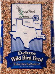 Southern Select Deluxe Wild Bird Feed Southern Select Deluxe Wild Bird Feed,  Southern Select, Southern Commodities LLC., wild bird food blends, wild bird seed, Texas Farm bird seed, attract birds,