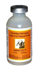 GOATVAC C.D.T® GOATVAC C.D.T®, healthy, goats, aid, prevention, enterotoxemia, caused, Clostridium, perfringens, types, B, C, D, long-term, protection, against, tetanus, Safe, all, ages, USDA, approved, high, efficacy, against, disease, Contains, thimerosal, preservative