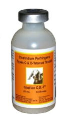 Durvet® Goat VAC-CD/T GOATVAC C.D.T®, healthy, goats, aid, prevention, enterotoxemia, caused, Clostridium, perfringens, types, B, C, D, long-term, protection, against, tetanus, Safe, all, ages, USDA, approved, high, efficacy, against, disease, Contains, thimerosal, preservative
