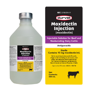 Durvet® Moxidectin Injection (500 mL) 
