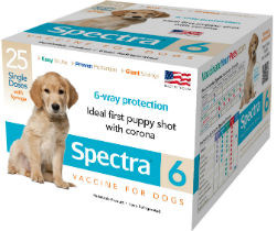Durvet® Canine Spectra 6 Canine Spectra® 6, Durvet, Pet Supplies, dog supplies, puppy supplies, puppy shots, dog shots, dog vaccination, 6 way dog shot