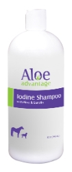 Durvet® Aloe Advantage Iodine Shampoo Aloe Advantage Iodine Shampoo, Aloe, Lanolin, Nonstaining, conditioning, rich, lathering, bacterial, fungal, skin, Aloe, Shampoo, Phenol, Horses, Dogs