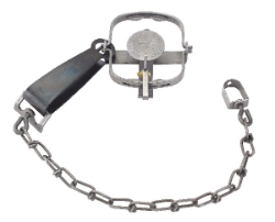 Duke® Long Spring Trap Duke Long Spring Trap, Duke Traps, Wildlife management, Wildlife traps, animal trapping, foot trap,