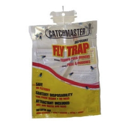 Catchmaster® Baited Fly Bag Trap Catchmaster® Baited Fly Bag Trap, Neogen, Fly control, fly bait, Easy to use fly bag, fly attractant, fly bag with safety-locking cap, non-toxic fly control, fly killer
