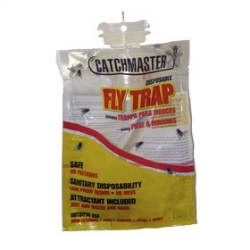 AP&G® CM Disposable Fly Bag Trap Catchmaster® Baited Fly Bag Trap, Neogen, Fly control, fly bait, Easy to use fly bag, fly attractant, fly bag with safety-locking cap, non-toxic fly control, fly killer