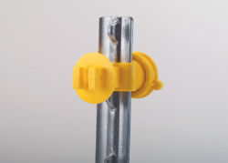 Dare® Western® Screw-Tight T-Post Insulator DARE®, Western®, Screw, tight, T-Post, Insulator, Ranch, farm, Products, Electric, fencing, round