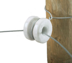 Dare® Heavy Duty Porcelain Corner Insulator DARE®, Heavy, Duty, Porcelain, Corner, Insulator, Ranch, farm, supplies, electric, fencing, fence
