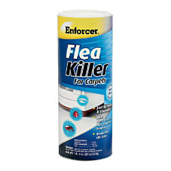 Zep® Enforcer Flea Killer for Carpets ENFORCER® Flea Killer for Carpets, Enforcer, Quick-acting flea killer for carpets, fresh scented flea powder, flea killer for all types of floors, flea killer for upholstered furniture, lice killer for carpets, lice killer for furniture,  Ocean Breeze scented flea powder