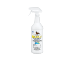 Bronco® Equine Fly Spray Bronco®e, Equine, Fly, Spray, horses, repellent, staple, Kills, repels, face, deer, house, horn, flies, gnats, ticks, fleas, chiggers, lice, mosquitoes, Ready, to, use, water, based, formula, Pleasant, citronella, scent, Contains, Prallethrin, Permethrin, Piperonyl, Butoxide, ponies, foals, barns, Ingredients,  0.033%, 0.100%, 0.500%